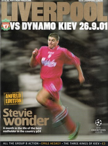 Match programme